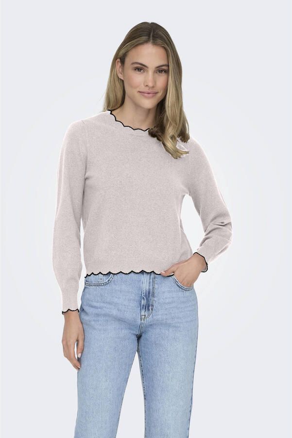 Only Gebreide trui ONLAMA LIFE LS O-NECK CC KNT - Foto 2