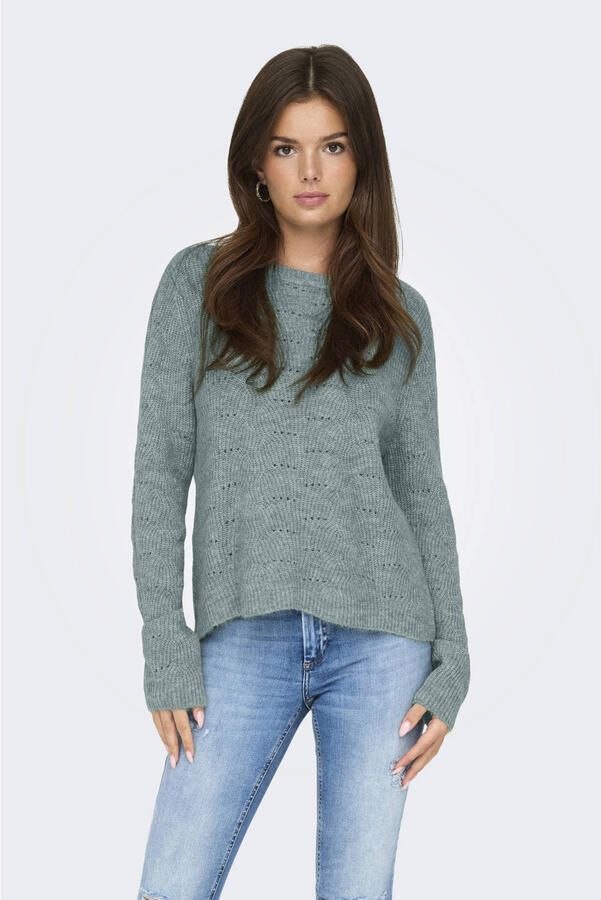 Only Trui met ronde hals ONLLOLLI L S PULLOVER KNT NOOS - Foto 2