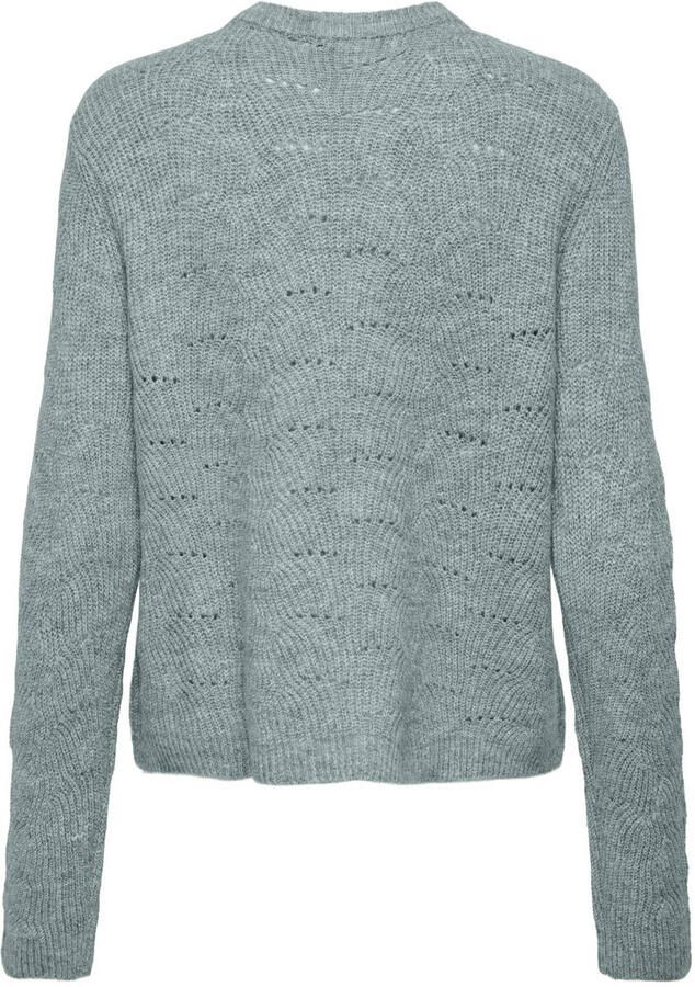 Only Trui met ronde hals ONLLOLLI L S PULLOVER KNT NOOS