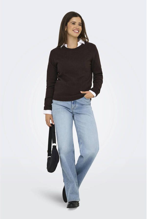 Only Regular fit gebreide pullover met raglanmouwen model 'RICA'