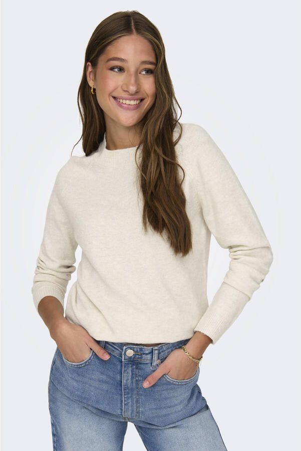 Only Regular fit gebreide pullover met raglanmouwen model 'RICA'
