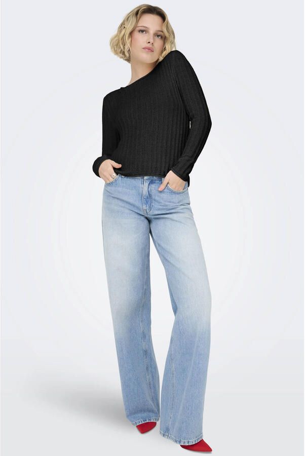ONLY pullover gebreid zwart