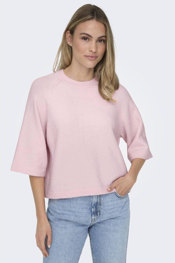 Only Oversized gebreide pullover met 3 4-mouwen model 'SIMONI' - Foto 2