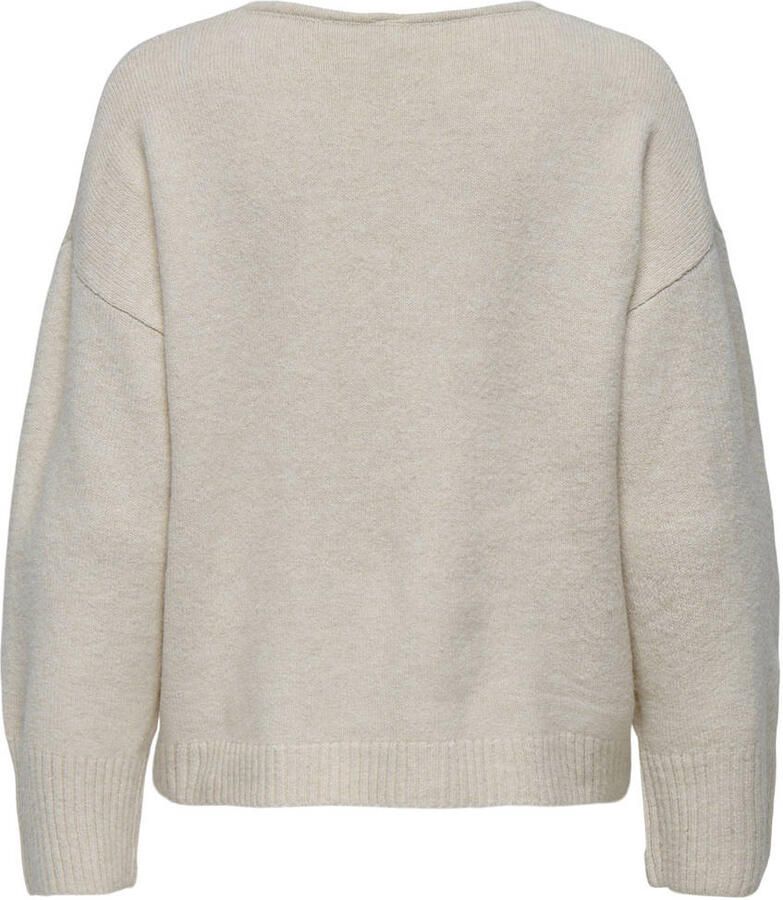 ONLY pullover met wol ecru
