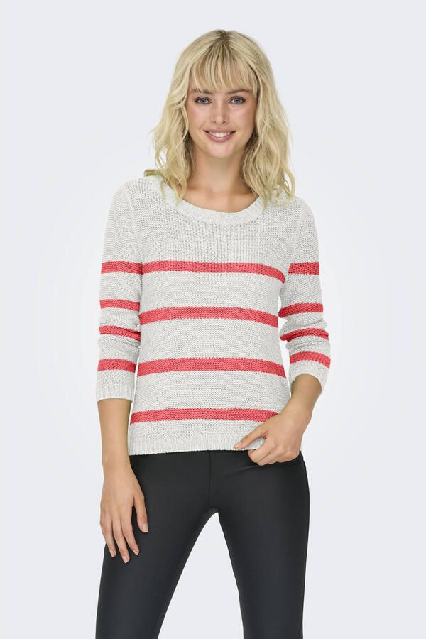 Only Gebreide trui ONLGEENA XO L S PULLOVER KNT NOOS
