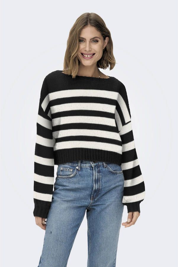 Only Gebreide pullover met blokstrepen model 'AYA' - Foto 2