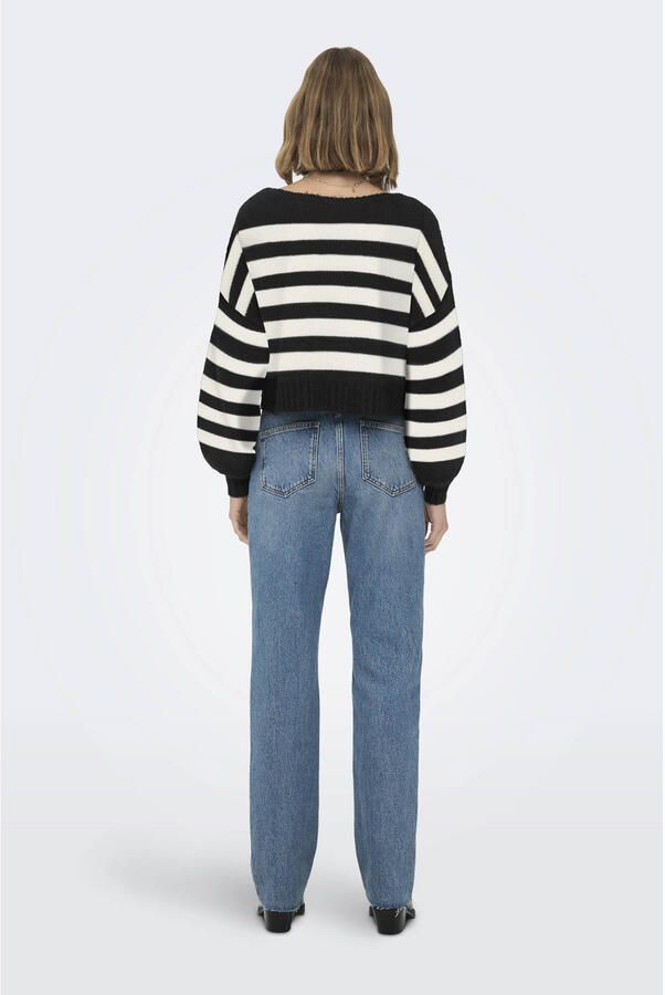 Only Gebreide pullover met blokstrepen model 'AYA'