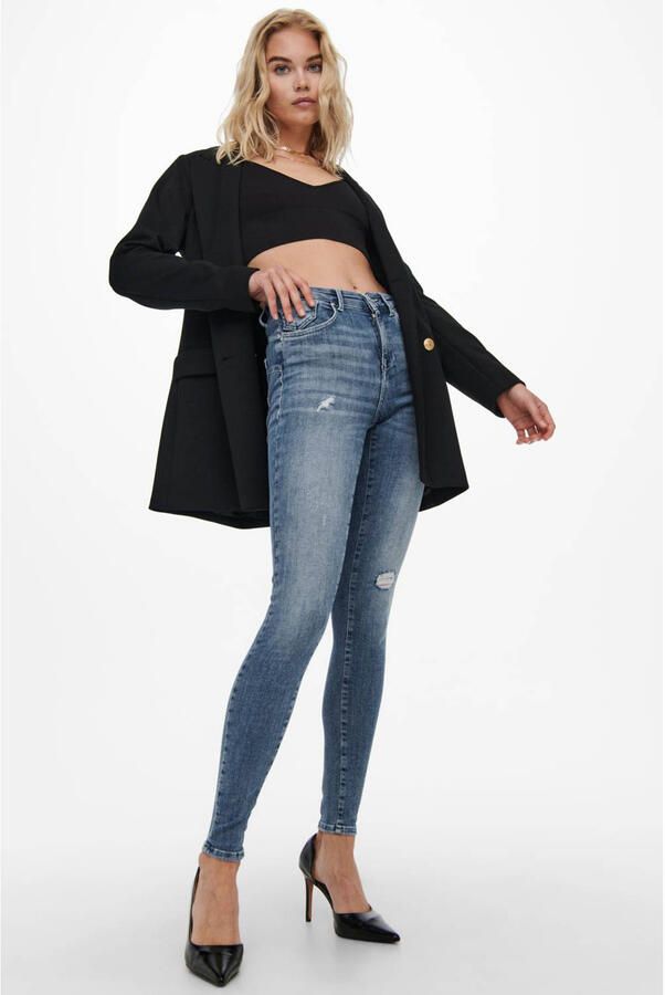 Only Skinny fit jeans in destroyed-look model 'POWER'