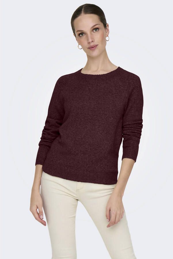 Only Regular fit gebreide pullover met raglanmouwen model 'RICA'