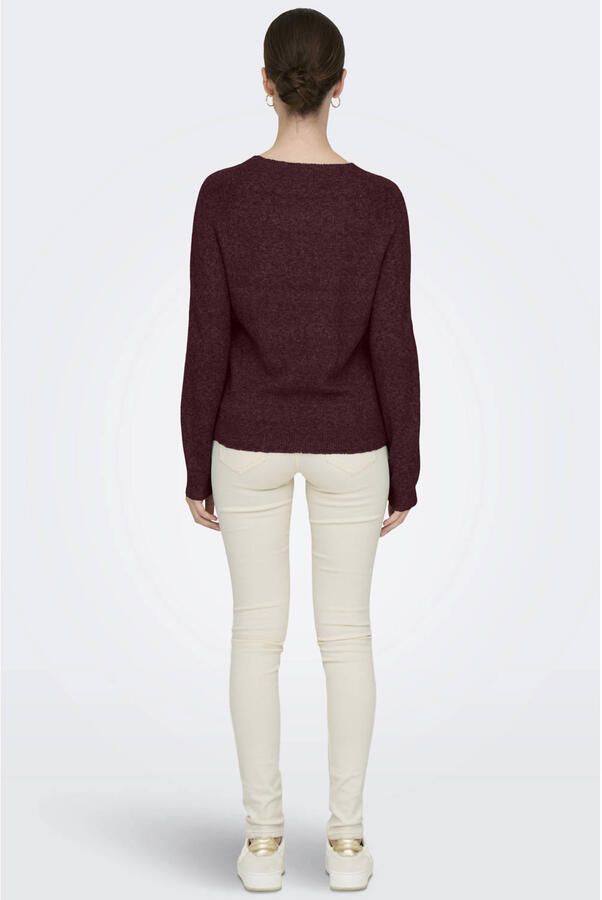 Only Regular fit gebreide pullover met raglanmouwen model 'RICA' - Foto 2