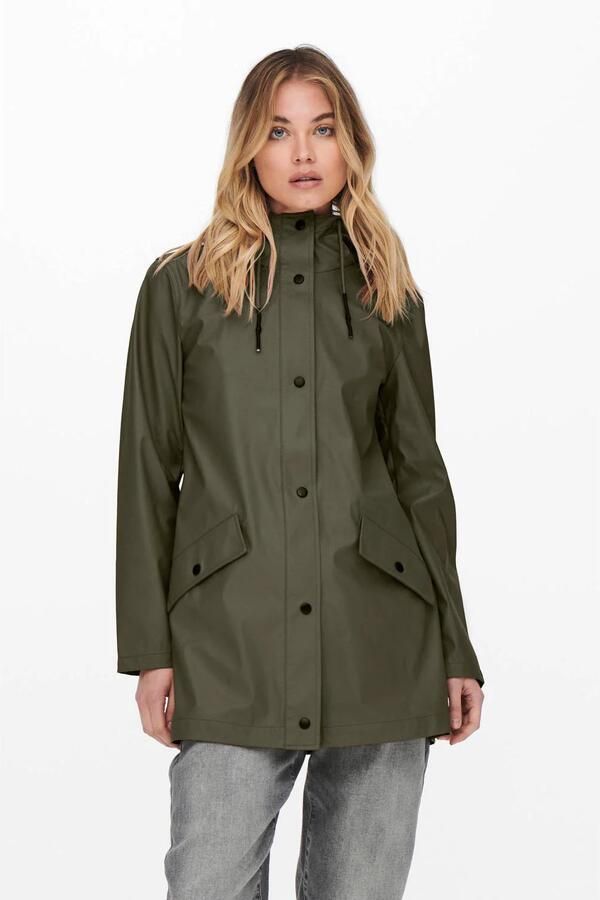 Only Waterdicht damesjack onlelisa Groen Dames