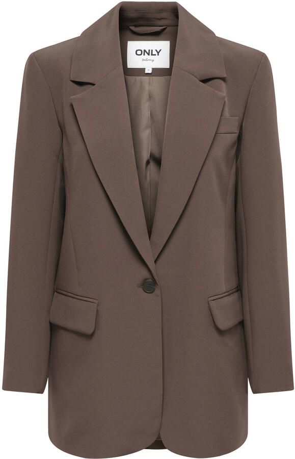 ONLY regular fit blazer bruin