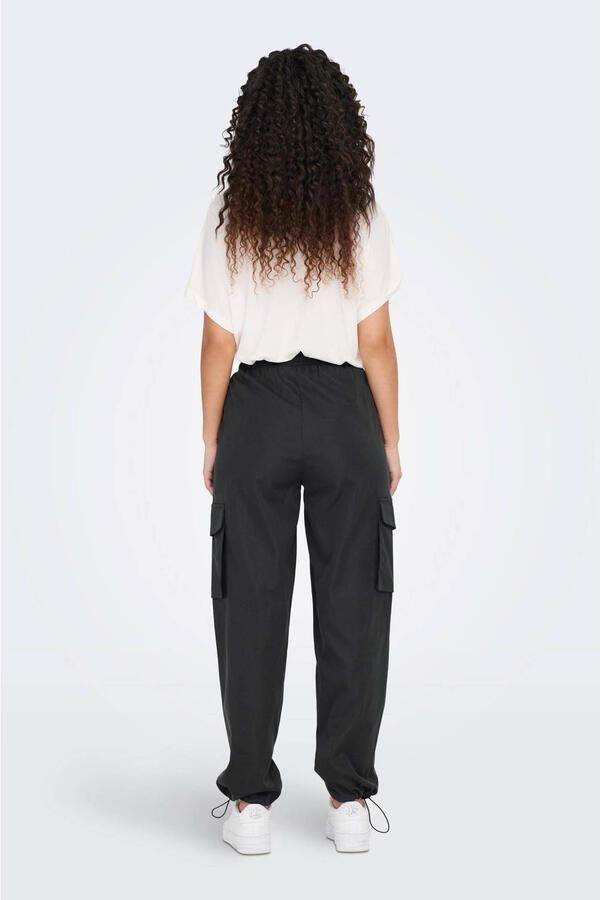 Only Ocashi Cargo Pant WVN Noos Raven | Freewear Grijs Black Dames - Foto 3