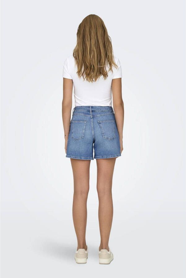 ONLY regular fit denim short ONLGIANNA medium blue denim