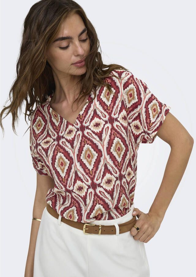 ONLY regular fit top met print meerkleurig - Foto 2