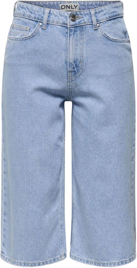 ONLY regular high waist casual short light blue denim