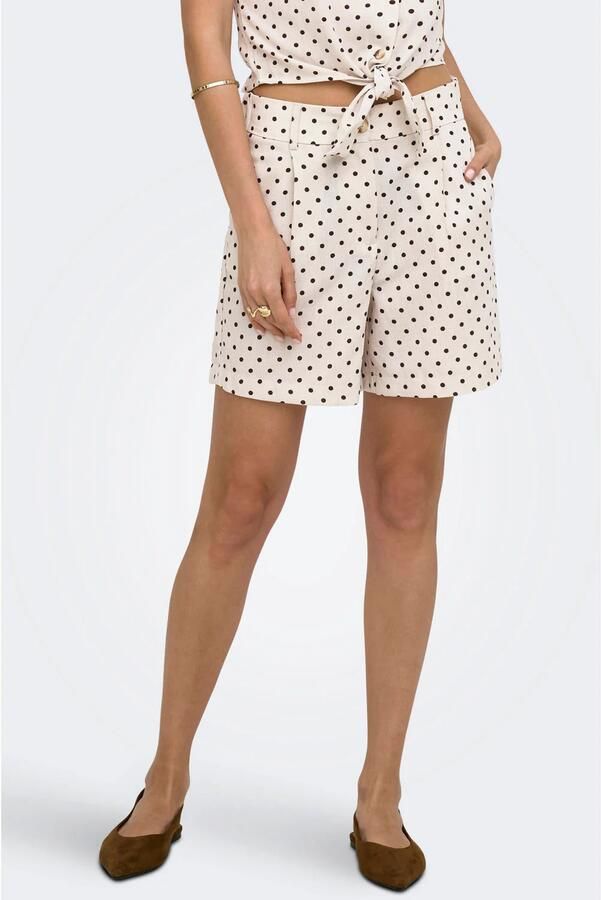 ONLY regular high waist casual short met panterprint