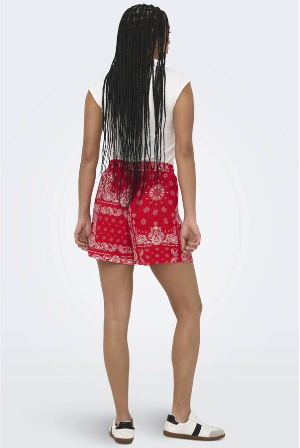 ONLY regular high waist casual short rood - Foto 3