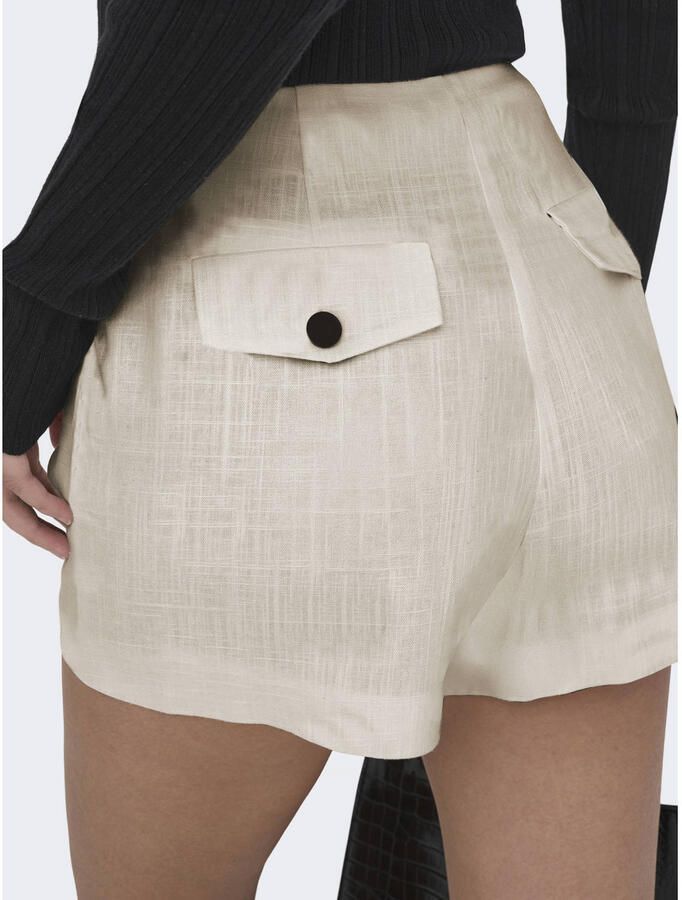 ONLY regular high waist casual short zand - Foto 2
