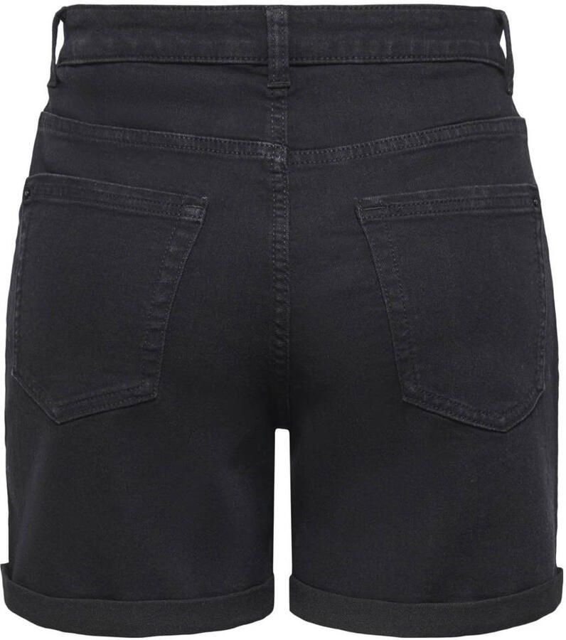 ONLY regular high waist denim short zwart - Foto 2