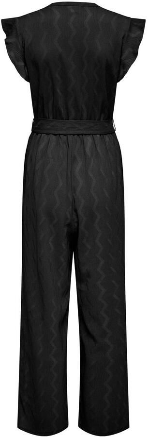 ONLY regular jumpsuit zwart gebreid - Foto 3