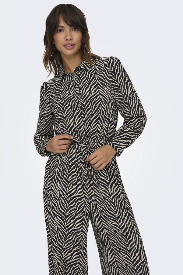ONLY regular jumpsuit zwart - Foto 3