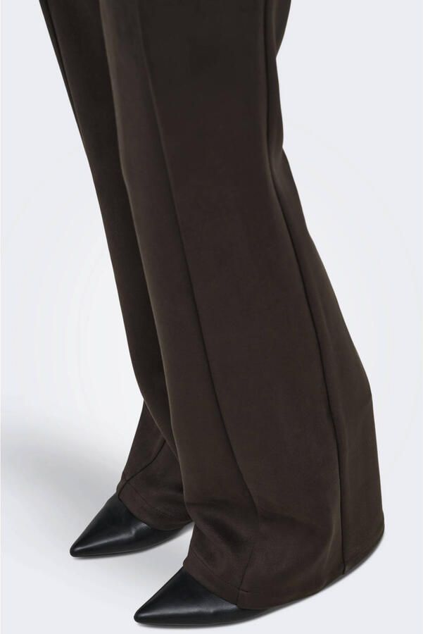 Only Regular fit bell bottom met vaste persplooien model 'ABENA' - Foto 3