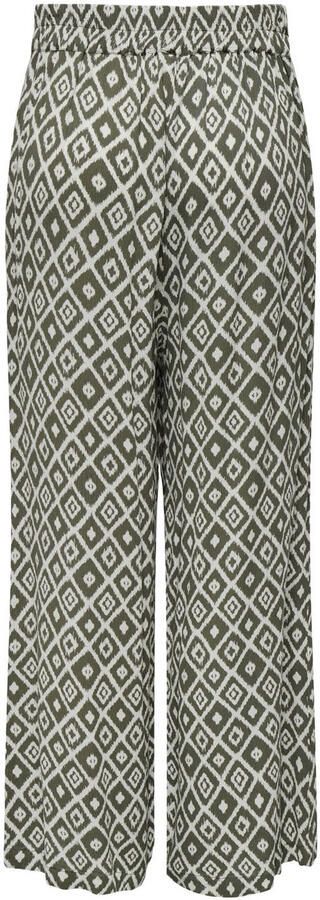 Only Comfortbroek ONLPAKJA LIFE AOP BELT PANTS WVN NOOS