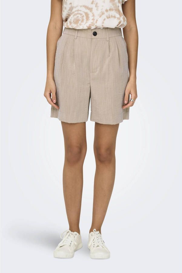 ONLY regular waist casual short beige