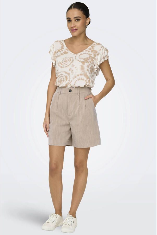 ONLY regular waist casual short beige - Foto 2