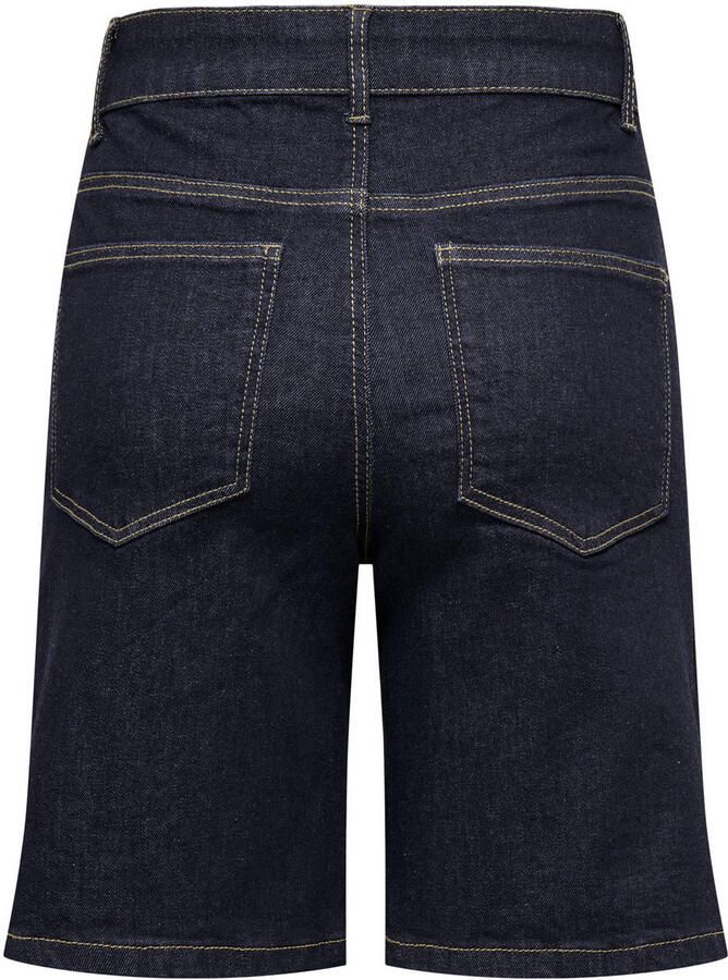 ONLY regular waist casual short dark blue denim - Foto 3