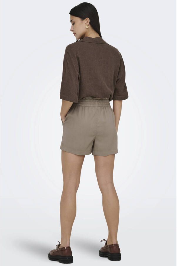ONLY regular waist casual short lichtbruin - Foto 2