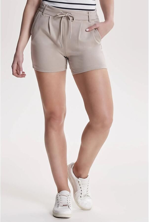 ONLY regular waist casual short lichtgrijs - Foto 3