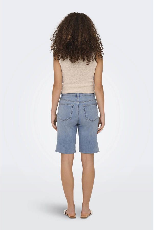 ONLY regular waist casual short light blue denim - Foto 2