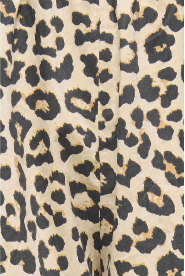 ONLY regular waist casual short met panterprint beige - Foto 2