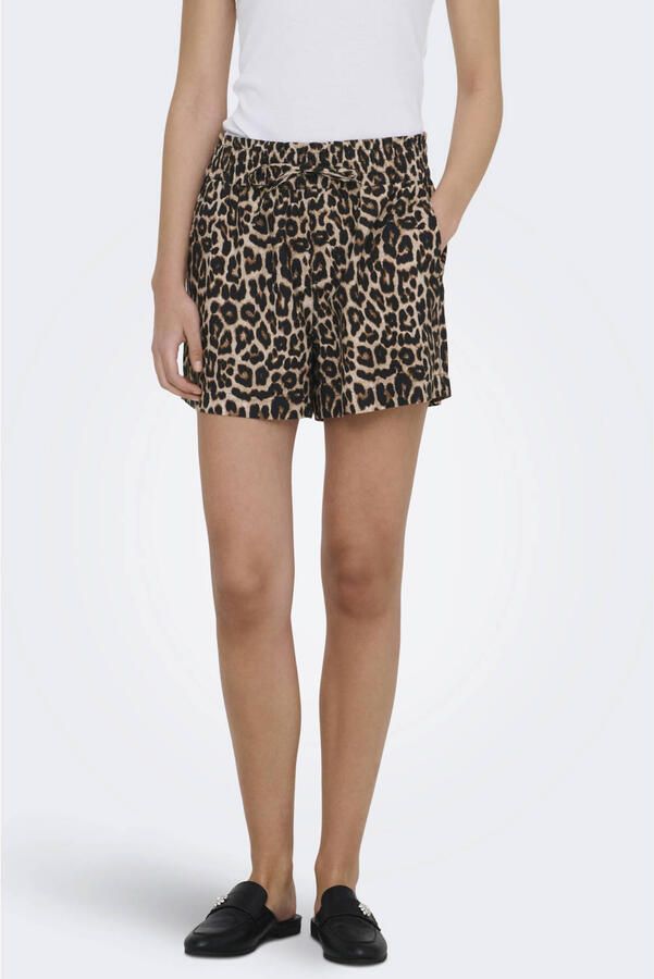 ONLY regular waist casual short zwart