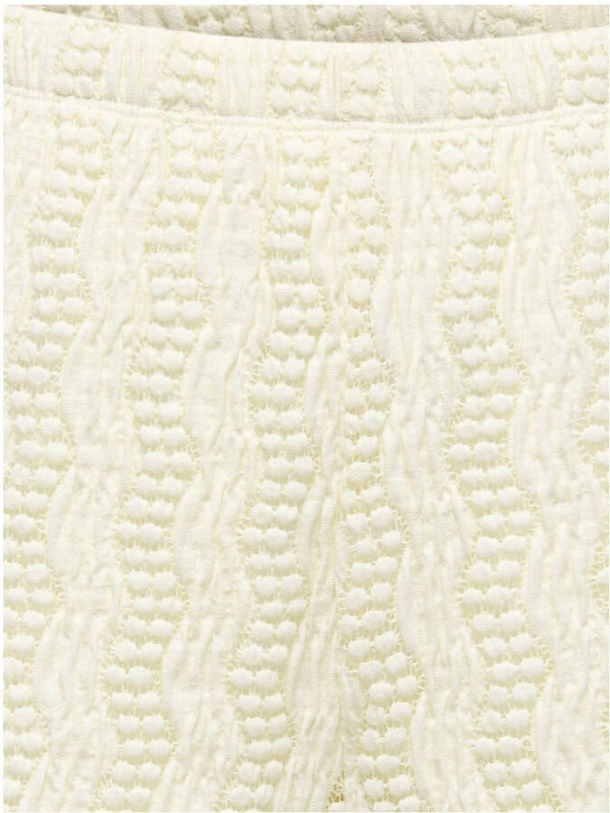 ONLY regular waist gestreepte casual short crème - Foto 3