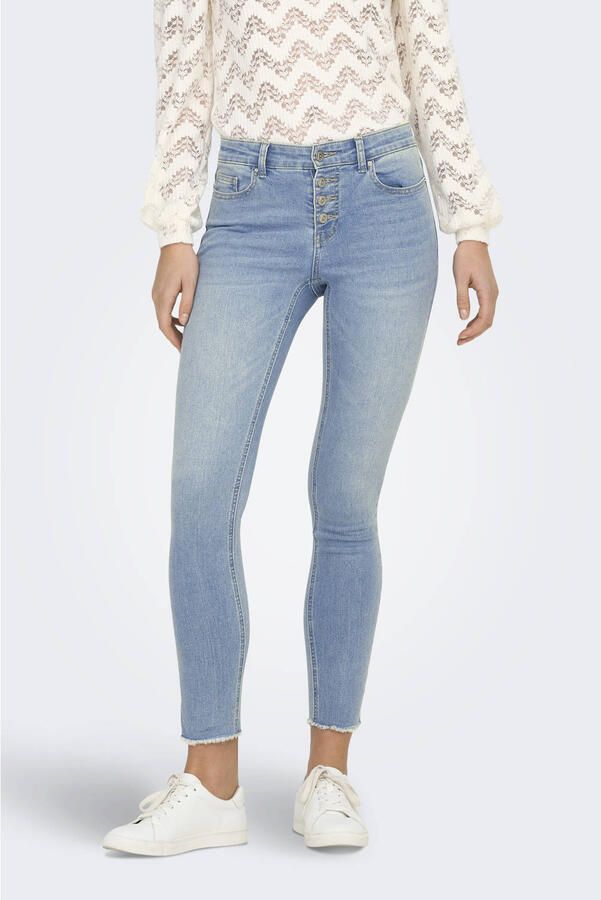 Only Skinny fit jeans ONLMIA MID WAIST BUTTON SK RW ANK BOX - Foto 2