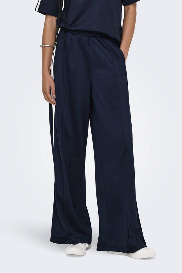 Only Wide leg sweatpants met contraststrepen model 'SPORTS' - Foto 3