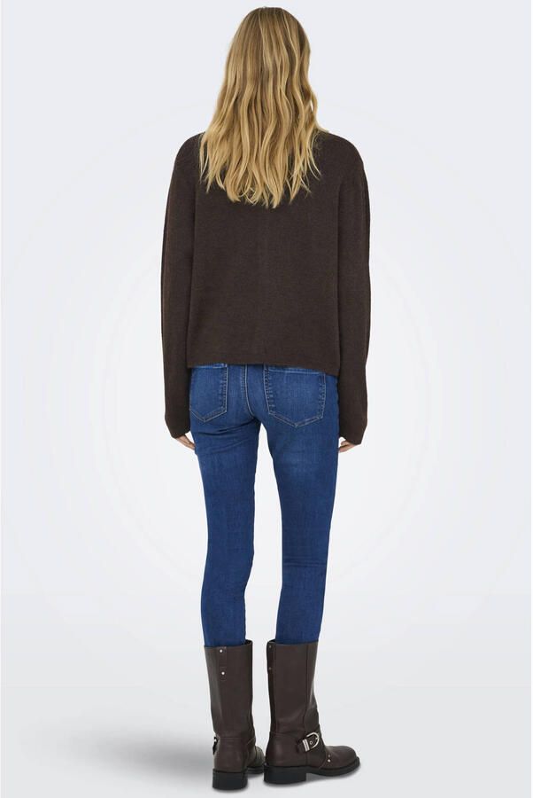 Only Loose fit gebreid jack met knoopsluiting model 'SIMONI' - Foto 3