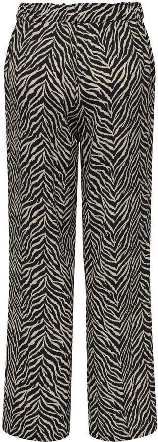 ONLY relaxed regular waist casual broek zwart - Foto 2