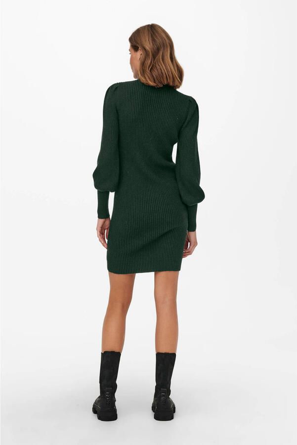 Only Comfort fit gebreide jurk van viscosemix model 'KATIA'