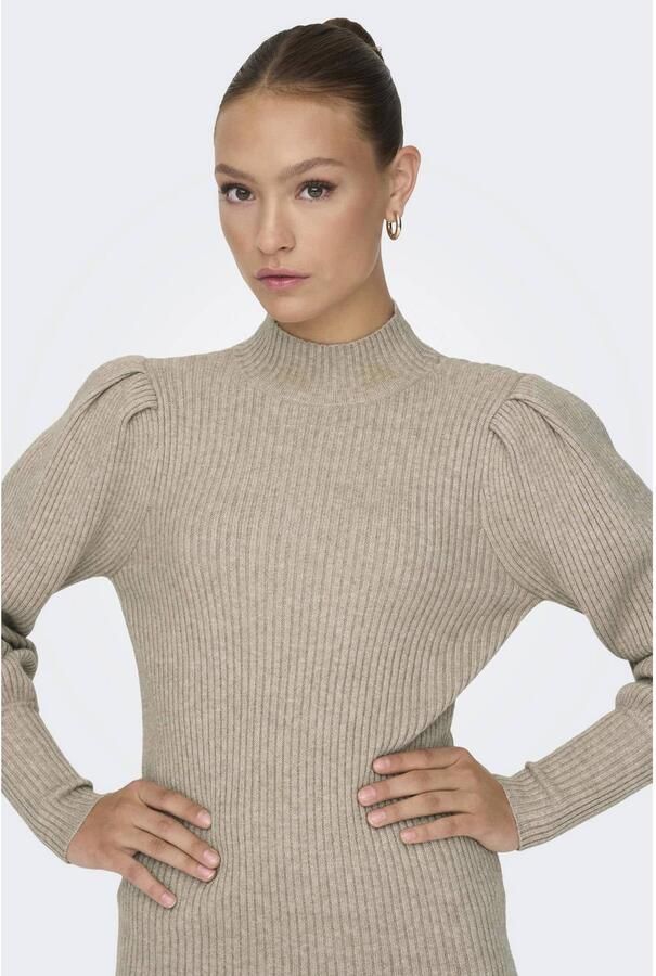 Only Comfort fit gebreide jurk van viscosemix model 'KATIA' - Foto 2