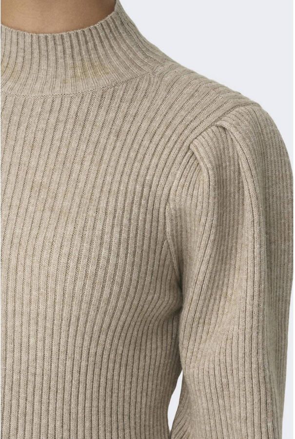 Only Comfort fit gebreide jurk van viscosemix model 'KATIA' - Foto 3