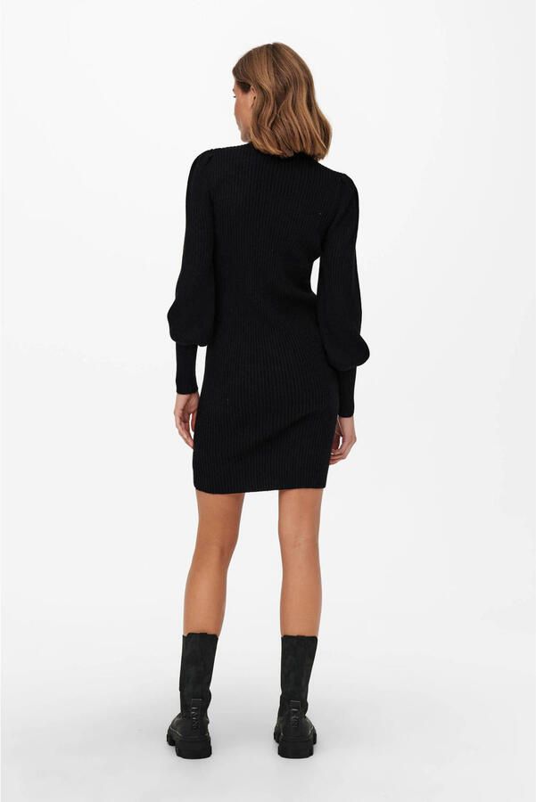 Only Comfort fit gebreide jurk van viscosemix model 'KATIA'