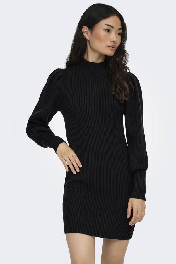 Only Comfort fit gebreide jurk van viscosemix model 'KATIA' - Foto 2