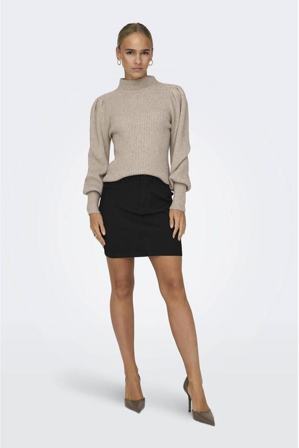 Only Regular fit gebreide pullover van viscosemix model 'KATIA'