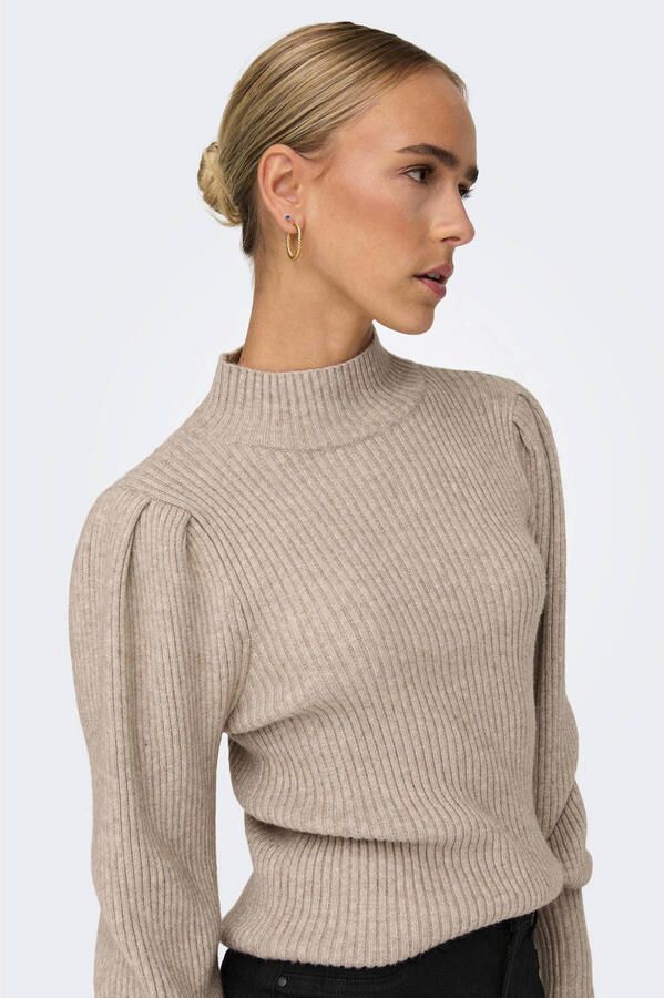 Only Regular fit gebreide pullover van viscosemix model 'KATIA'