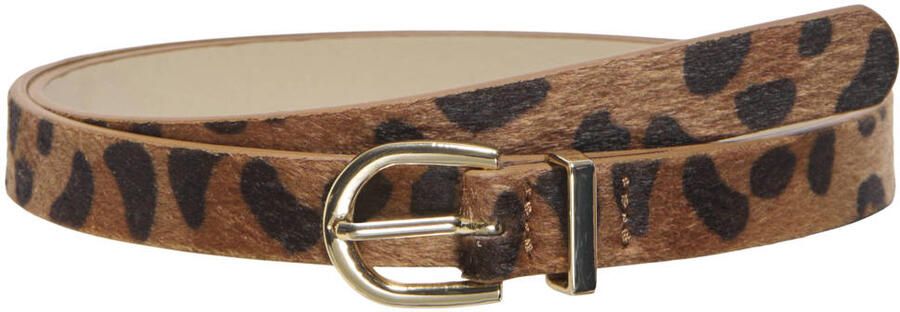 ONLY riem ONLFELICITY met panterprint bruin