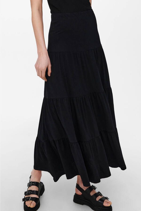 Only Maxirok ONLMAY MAXI SKIRT met volant - Foto 2